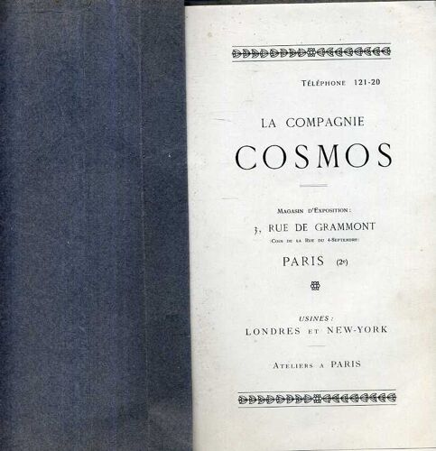 Catalogue  Mobilier De Bureau La Compagnie Cosmos