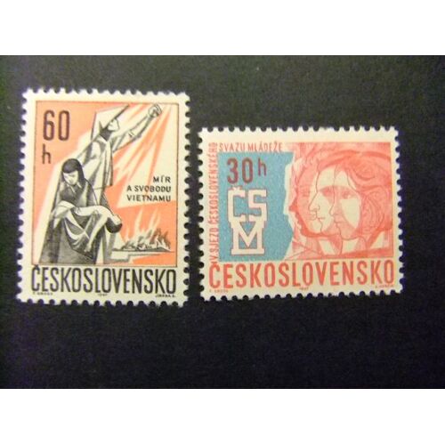 Tchécoslovaquie- 1967 -Yvert & Tellier Nº 1537 /38 ** Mnh