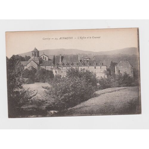 Cpa - Correze 25 Aubazine L'eglise Et Le Couvent