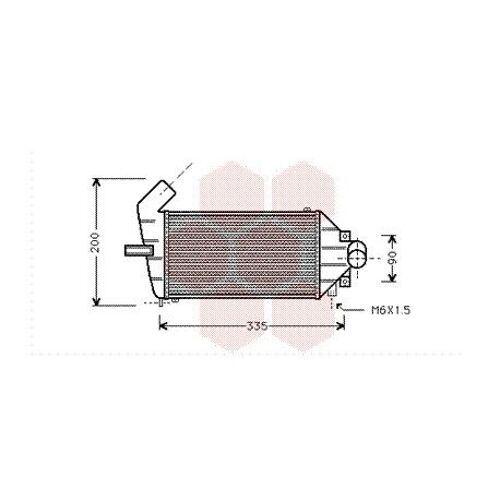 Intercooler Pour Opel Astra G Version : 1.7 Td De 1998 À 2005