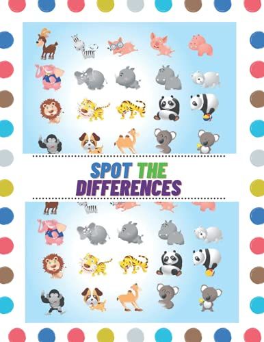 Spot The Differences: A Fun Way To Sharpen Observation And Concentration Skills In Kids Of All Ages (Dover Children's Activity Books)