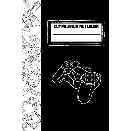 Video Game Composition Notebook: Wide-Ruled, 6x9, 100 Pages, For Kids, Teens, And Adults, Gamer (Composition Notebooks) Back To School For Boys Girls Children Paperback