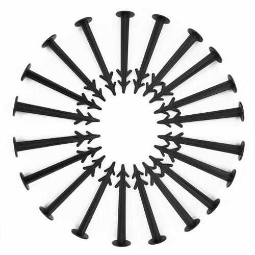 250 Ancrages Au Sol, Fixation Pour Voile De Paillage Anti-Mauvaises Herbes, Film De Paillage De Jardinage, Tissu Au Sol