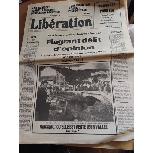 Journal Liberation Du 08/8/1977