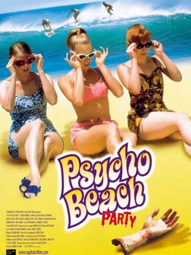 Psycho Beach Party - Véritable Affiche De Cinéma Pliée - Format 40x60 Cm - De Robert Lee King Avec Lauren Ambrose, Thomas Gibson, Nicholas Brendon, Kathleen Robertson - 2000