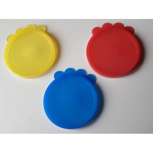 Lot De 3 Couvercles En Plastique Pour Boîte De Nourriture Diamètre 7,5 Cm - Modèle Trixie De Zooplus