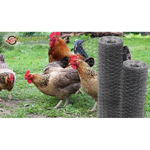 140 M Grillage À Maille Hexagonale, Grillage De Poulailler, Grillage Pour Enclos À Lapins 50 Cm
