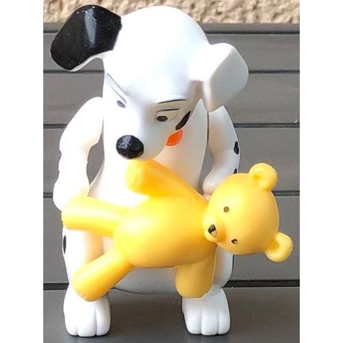 Figurine Dalmatien Avec Une Peluche, 101 Dalmatiens, Walt Disney, Dessin Animé