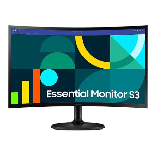 Samsung S24D362GAU - S36GD Series - écran LED - incurvé - 24" - 1920 x 1080 Full HD (1080p) @ 100 Hz - VA - 250 cd/m² - 3000:1 - 4 ms - HDMI, VGA - noir