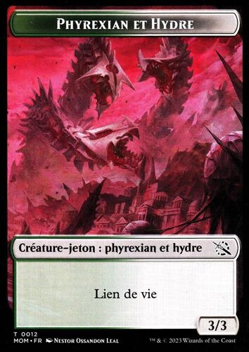Token - Phyrexian Et Hydre - Magic - L' Invasion Des Machines - 12/23