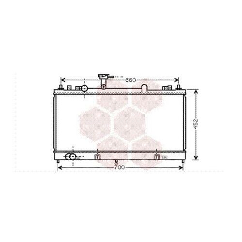 Radiateur Moteur Pour Mazda 6 Version : 1.8i 16v / 2.0i 16v - Hd / 2.3i 16v De 2002 À 2007