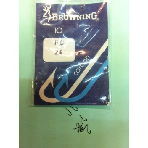 10 Hamecon N°24  Carbon  Droit Extra Long  Fin Fc 24 Browning