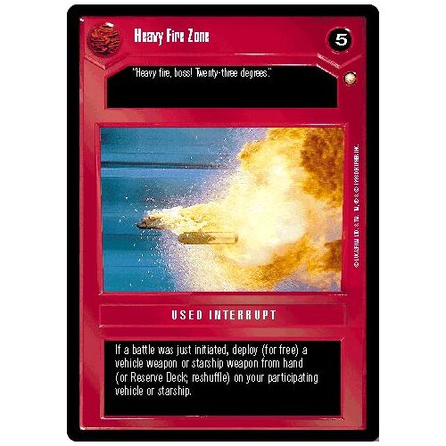 Heavy Fire Zone - Special Edition - Star Wars Ccg