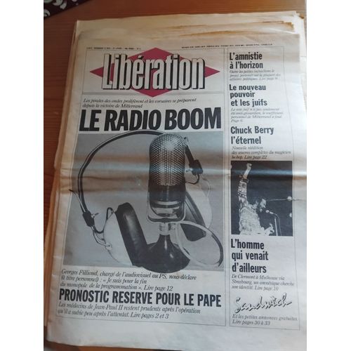 Journal Liberation Du 15/5/1981 : Le Radio Boom !