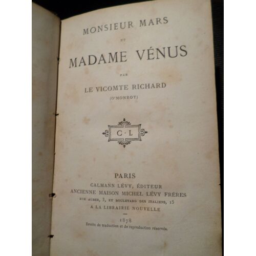 Monsieur Mars Et Madame Venus 