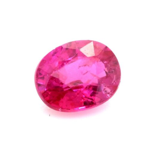 Rubis Rouge. 0.47 Cts. Non Chauffe . Mozambique, Afrique.  Avec Certificat