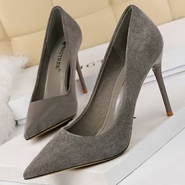 Chaussures Bigtreesescarpins En Daim Talons Hauts Pour De Bureau La Escarpins De Basegrande 42 43