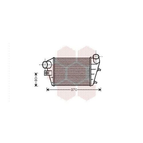 Intercooler Pour Alfa Romeo Gt De 2003 À 2010 Et 147 De Puis 2004 Pour Moteur 1.9 Jtd