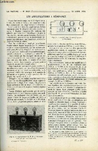 La Nature N° 2612 - Les Amplificateurs A Résonance Par P. Hémardinquer, Les Poles Voyageurs Par Ch. Vélain, La Lutte Contre Les Campagnols Par Henri Blin, A Propos De La Catastrophe D Amalfi Par E.A.(...)