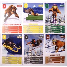 Pack De 42 Boosters L'Âge De Glace – Les Courses Artiques – Cartes Françaises (Intermarché)