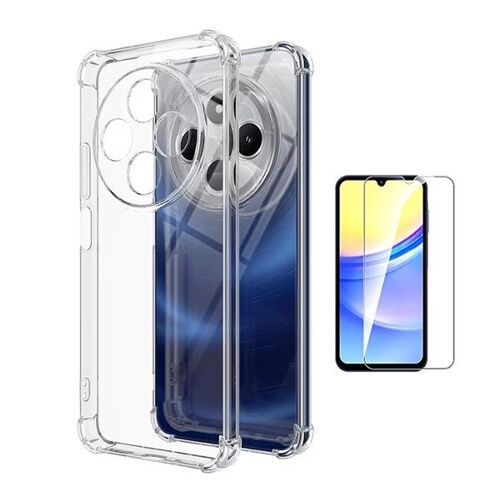 Kit Coque Anti-Choc Superprotect + Film Verre Trempé Clearglass Phonecare Pour Xiaomi Redmi A4 - Transparent