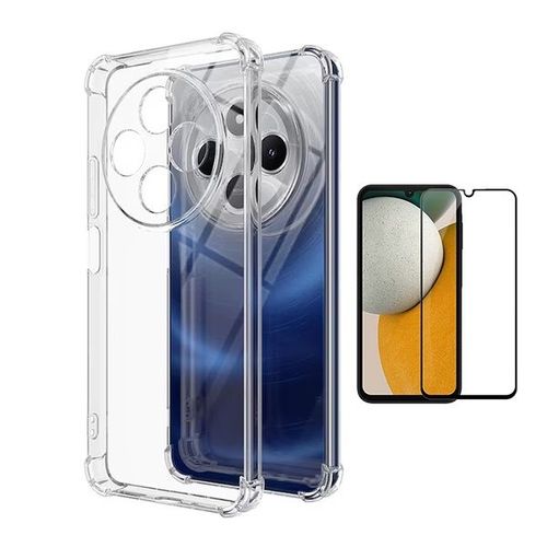 Kit De Couverture Anti-Choc Superprotect + Film En Verre Trempé À Couverture Complète 5d Phonecare Pour Xiaomi Redmi 14c - Transparent