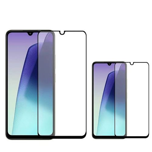 Kit 2 Verre Trempé À Couverture Complète Premium Phonecare Pour Xiaomi Redmi 14c - Transparent/Noir