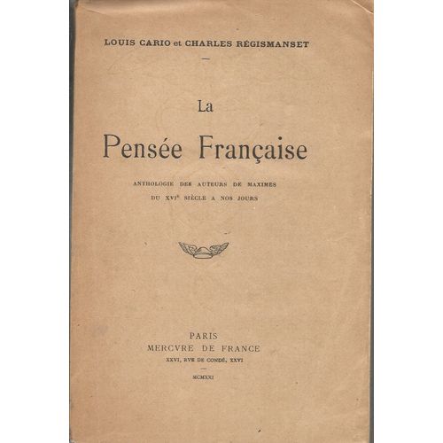 La Pensée Française