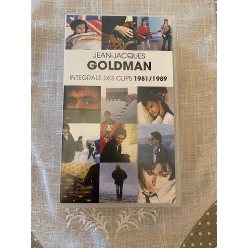 K7 Video Vhs Jean-Jacques Goldman L'intégrale Des Clips 1981/1989
