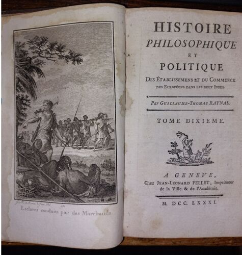 Histoire Philosophique Et Politique Des Établissements Et Du Commerce Des Européens Dans Les Deux Indes - Raynal - Tome 10 -