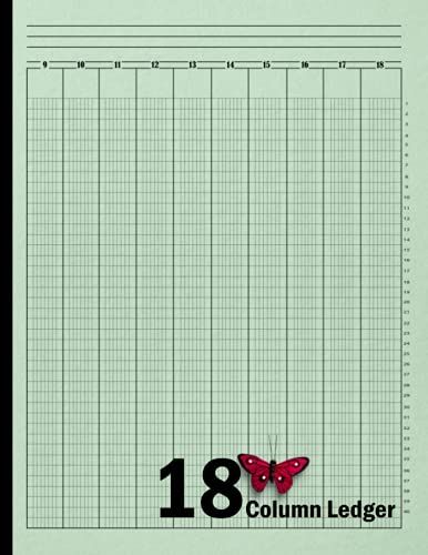 18 Column Ledger Book: Accounting Eighteen Column Ledger Log Book, Ledger Books For Bills, 120, Size 8.5"X11"( Volume-4)