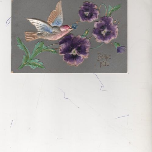 Cpa Bonne Fete 1908