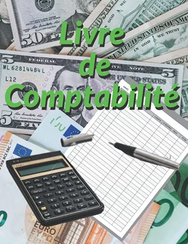 Livre De Comptabilité: Grand Livre Comptable Vierge Pour La Tenue De Livres Et Les Revenus Et Dépenses Des Petites Entreprises. Journal De Bord De ... De Haute Qualité Au Fini Mat Broché