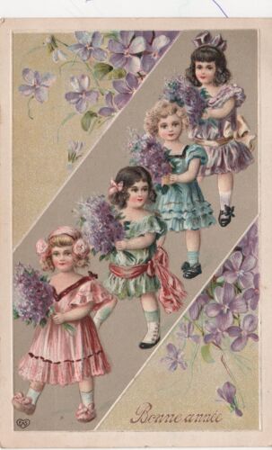 Cpa Bonne Annee 1907