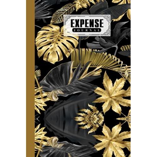 Expense Journal: Tropical Leaves Cover Expense Journal, Simple Accounting Ledger For Bookkeeping, 120 Pages, Size 6" X 9" Design By Willi Ruf