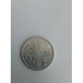 Monnaie 10 Centimes Indochine 1945