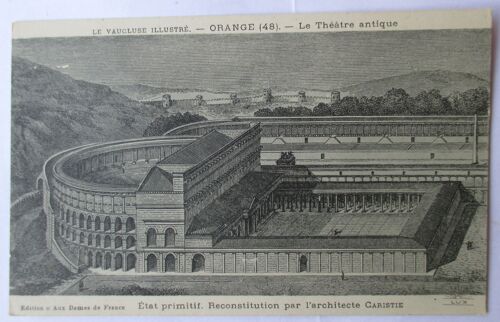 Carte Postale Sépia Orange (Vaucluse) Théâtre Antique