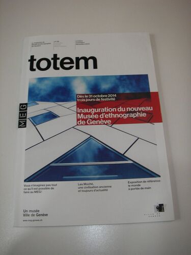 Totem ( Magazine Du Musée D'ethnographie De Genève 66 
