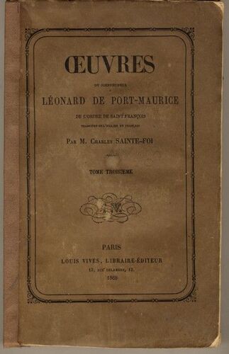 Oeuvres Tome Troisième