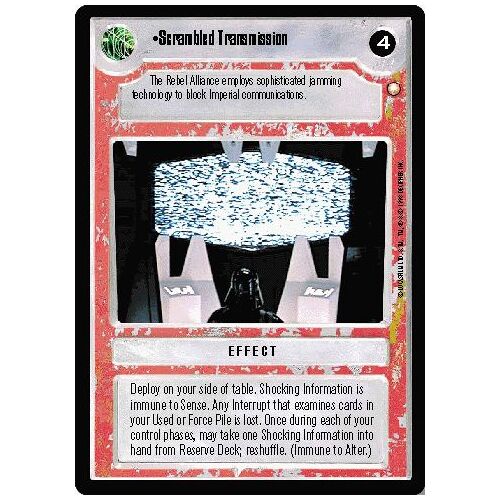 Scrambled Transmission - Special Edition - Star Wars Ccg