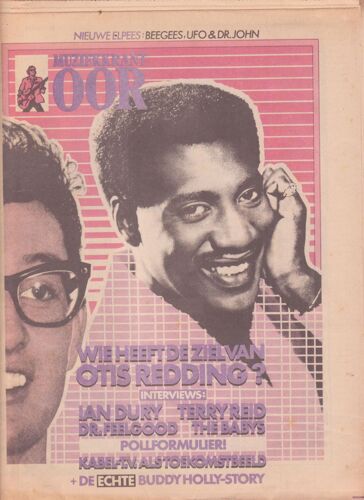 Muziekkrant Oor , Hollande N°3  Fev 1979  Otis Redding, Ian Dury, Dr Feelgood, Buddy Holly Story