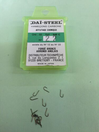 10 Hamecon N°22 Forge Bronze Arrondi Anglais 540 C