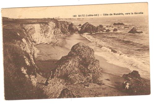 Loire-Atlantique Batz-Sur-Mer 180 Côte De Manéric, Vers La Govelle Cartes Postale Bretagne Postcard 