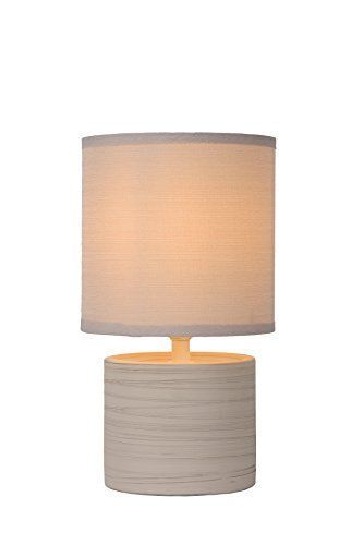 Lucide Greasby - Lampe De Table - Ø 14 Cm - Créme