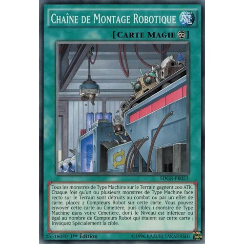 Yu Gi Oh! - Sdgr-Fr023 Chaîne De Montage Robotique