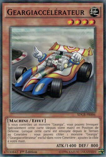 Yu Gi Oh! - Sdgr-Fr006 Geargiaccélérateur