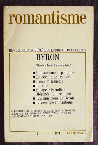 Romantisme  7 - Byron