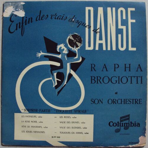 Enfin Des Vrais Disques De Danse - Valses - Les Patineurs, La Rose Noire, Rêve De Printemps, Les Jolies Viennoises, Les Roses, Valse Des Brunes, Valse Des Blondes, Toujours Ou Jamais.