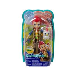 Coffret Enchantimals Poupee Redward Rooster + Cluck Le Coq - Figurine 15cm Avec Animal - Mini-Poupee
