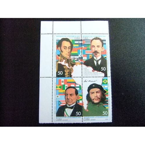Cuba 1993 Personajes Celebres Yvert N º 3325 - 3328 ** Mnh